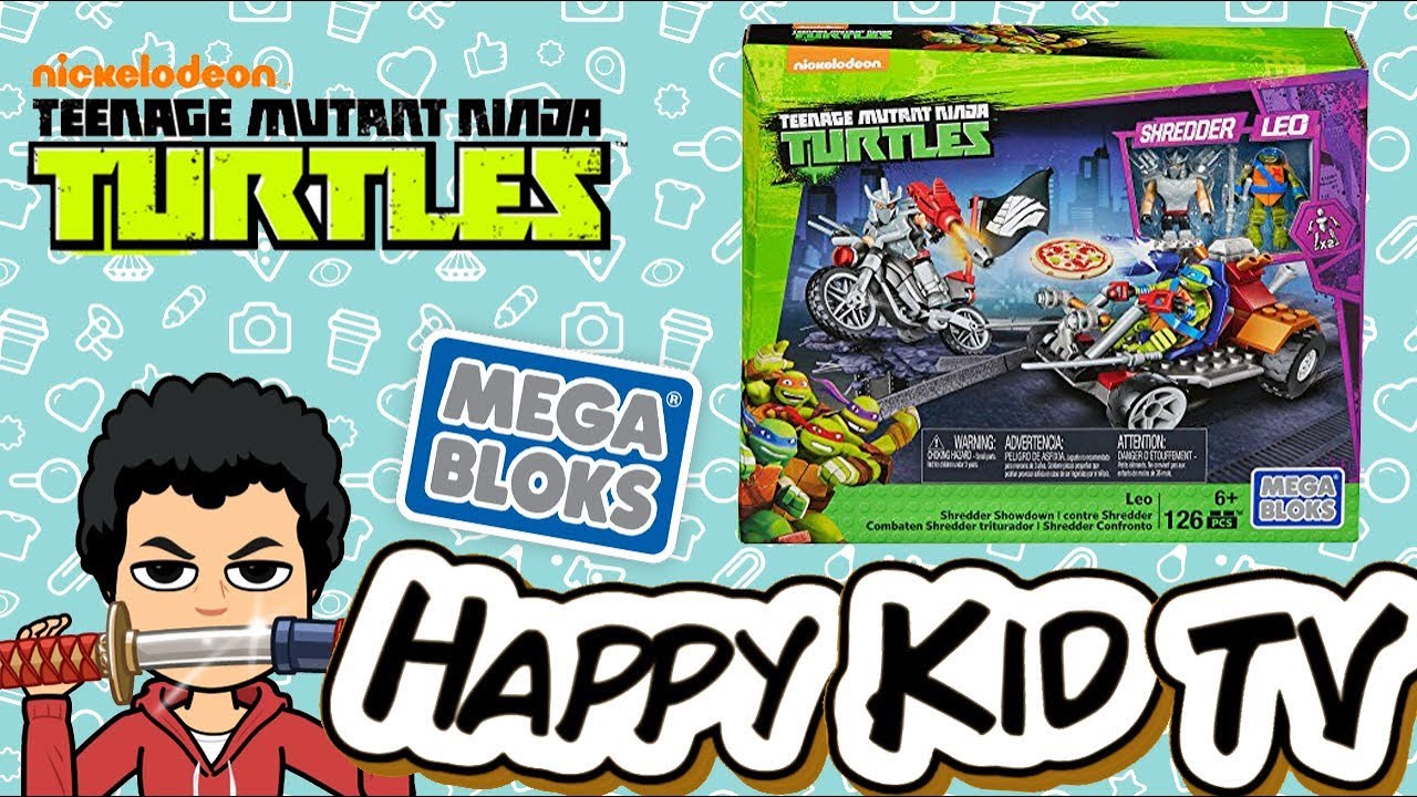 Teenage Mutant Ninja Turtles Mega Bloks toy set | Happy kid TV