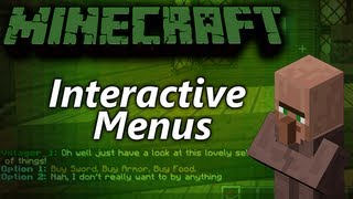 Interactive Conversation Menus in Minecraft [RPG Style]