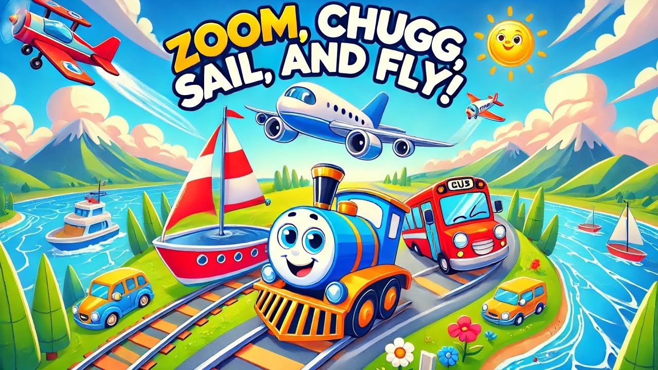Adventure Time! 🚗🚂 ️🚢 | Fun Transport Song for Kids! - YouTube