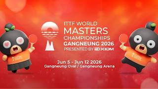 LIVE! | T2 | Day 3 | ITTF World Masters Championships Gangneung 2026