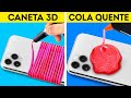 MANUALIDADES COM CANETAS 3D e COLA QUENTE || Incríveis DIYs Que Você Vai Querer Experimentar