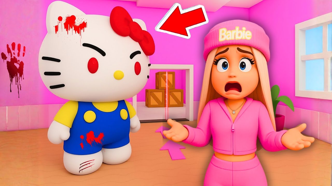 Horror HELLO KITTY HOUSE escape! 🏠😱 (Roblox) - YouTube