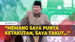 Prabowo Blak-blakan di Harlah NU: Memang Saya Punya Ketakutan, Takut Mengecewakan Rakyat