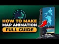 Map Animation Alight Motion (FAST & EASY) | 100% WORKS | How To Make Map Animation in Alight Motion