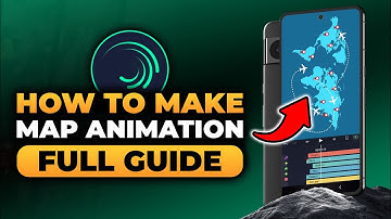 Map Animation Alight Motion (FAST & EASY) | 100% WORKS | How To Make Map Animation in Alight Motion