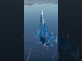 Low Pass! Fighter Jet Skimming Across The Water Surface.