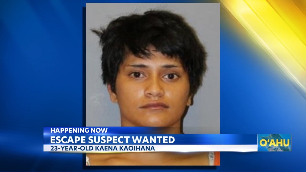 Honolulu police searches for woman that escaped custody - YouTube