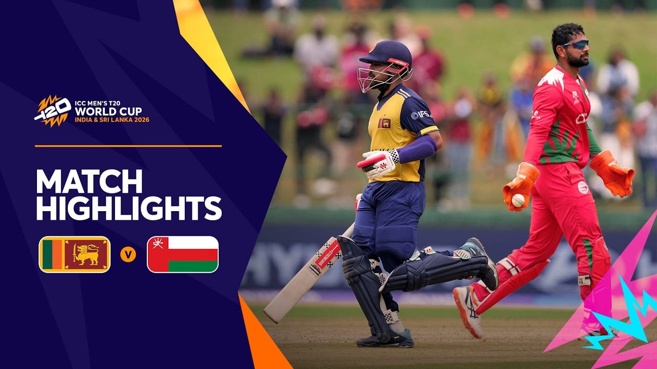 Sri Lanka v Oman | Match Highlights | T20WC 2026