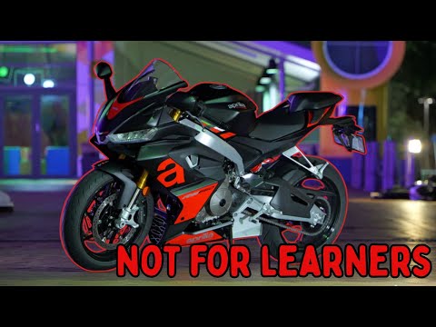 WARNING - This is not a learner bike! - Putting the Aprilia RS660 through it's paces.