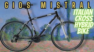 GIOS MISTRAL | ITALIAN CROSS HYBRID BIKE | Walk Around - YouTube