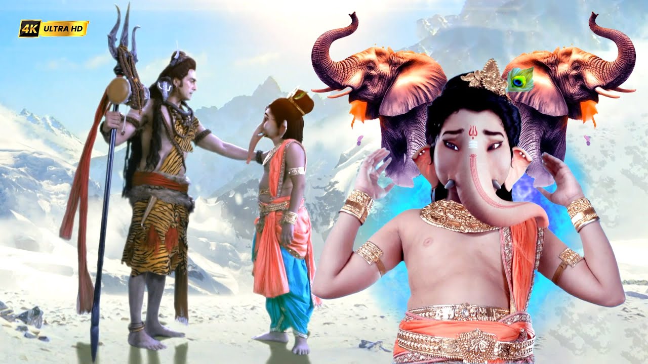 শিব কেন গণেশকে হাতির মুখ দিয়েছিলেন | Vighnaharta Ganesh | বাধা বিধ্বংসী গণেশ #devotional #bhakti