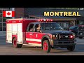 Montréal | Fire Department Rescue 564 &amp; Pumper 264 Respond to Water Rescue Call in Lachine