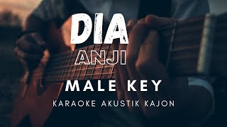 DIA - ANJI | BERNYANYI AKUSTIK KAJON ( MALE KEY)