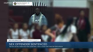 Convicted sex offender caught helping coach girls’ basketball team sentenced