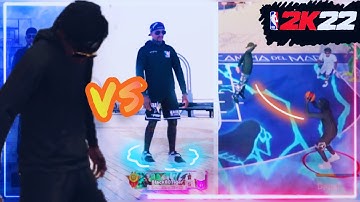 🇬🇧👁97 OVERALL LEGEND Pulled Up On My  SLASHING PLAYMAKER…And Tries To ISO ME‼️Nba 2k22 3v3 Park