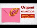 Origami Envelope Tutorial 📩 | Easy Paper Envelope DIY (99% Don’t Know This Trick!)