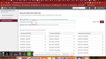 Parent Square Appointment Signups Tutorial