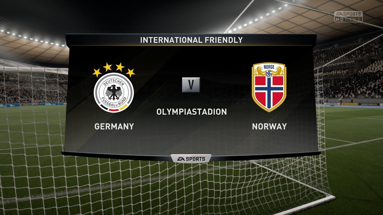 FIFA 17 | GERMANY VS NORWAY - FULL GAMEPLAY (PS4/Xbox One) HD 1080p60