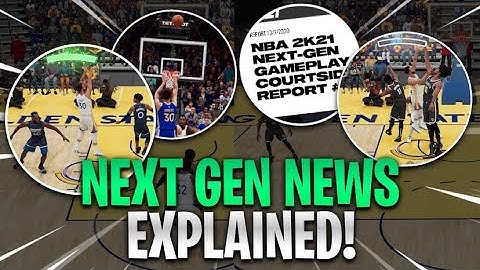 NBA 2K21 NEXT GEN NEWS!! MY PLAYER BUILDER, GAMEPLAY + MORE EXPLAINED!!