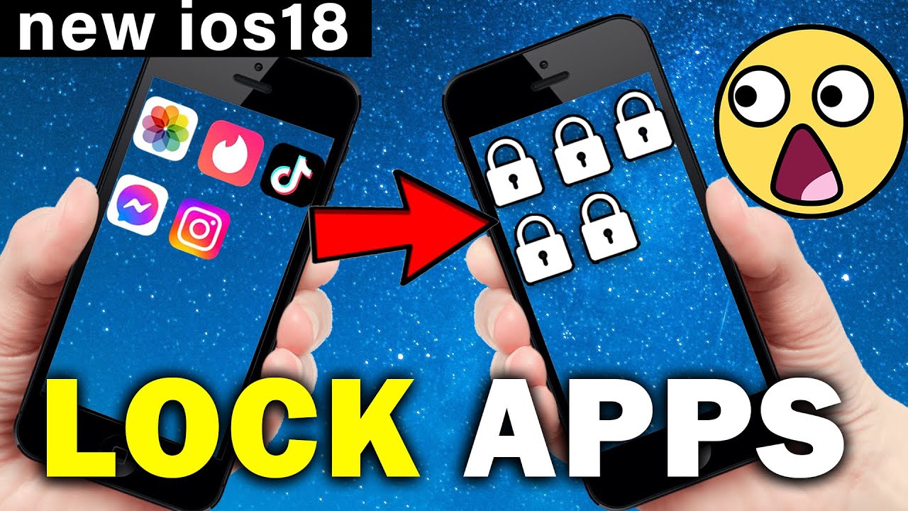 How To LOCK APPS With Face ID on iPhone (New iOS 18 UPDATE) - YouTube