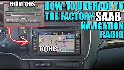 Installing Factory Navigation in Your Saab! (Part 1)