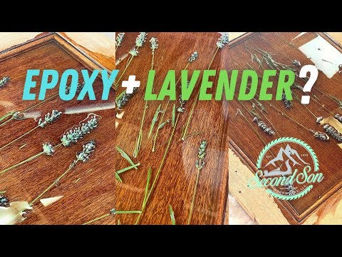 Epoxy + Lavender == Old Cabinet Doors Converted into Bar Cart