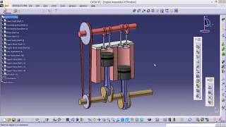 Engine Simulation in CATIA V5