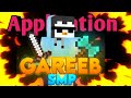 My application for garib smp  garib smp application  littlebazigargaming  sumitop7328