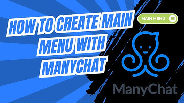 How to create main menu with Manychat - Step By Step Tutorial (2025)