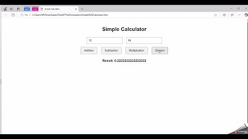 Simple Calculator