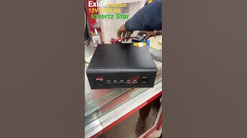 Exide 12V 1050VA Inverter INVERTZ STAR First Look #shorts #youtubeshorts #kanhaiyamehrotra #exide