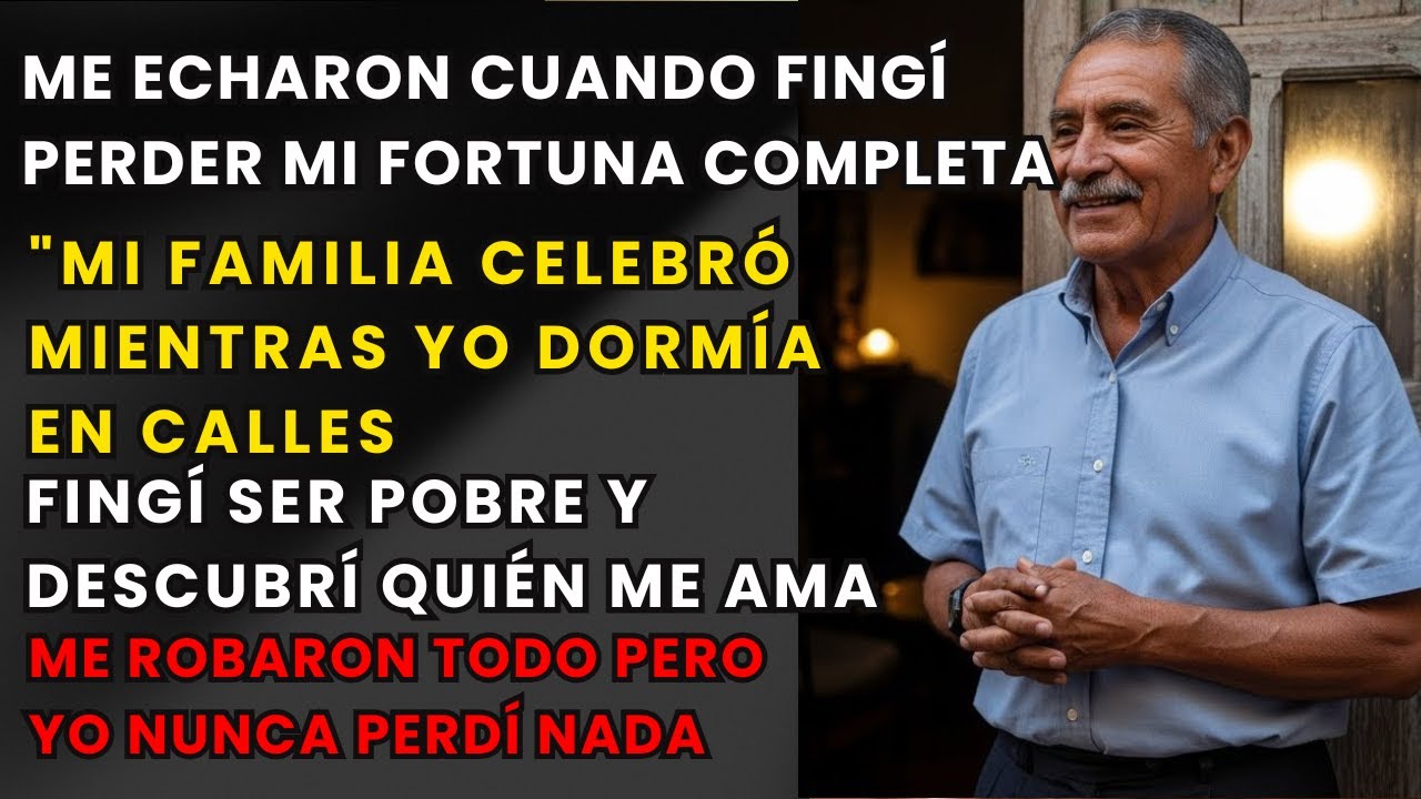 Fui expulsado de mi casa por mi familia cuando fingí perder mi fortuna, entonces decidí...