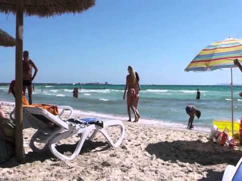 La Plage Es Trenc A La Côte Sud De Majorque Youtube