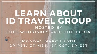 Learning About ID Travel Group with Jodi W and Jodi L