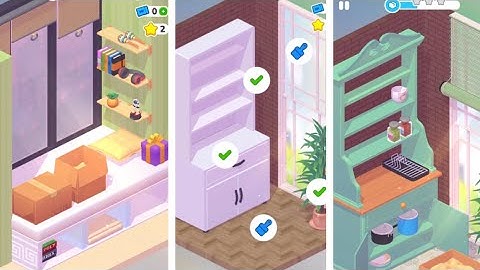 ASMR~ Playing Relaxing Decor Game (Mouth Sounds & Clicky Whisper Voiceover)