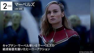 『ゴジラ-1.0』2週連続1位！『マーベルズ』『法廷遊戯』らが初登場 先週末の映画ランキング2023.11.10-11.12