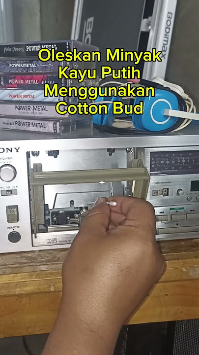 Cara Bersihkan Head Tape Player #bapakngantukan #tapedeck #kasetjadul