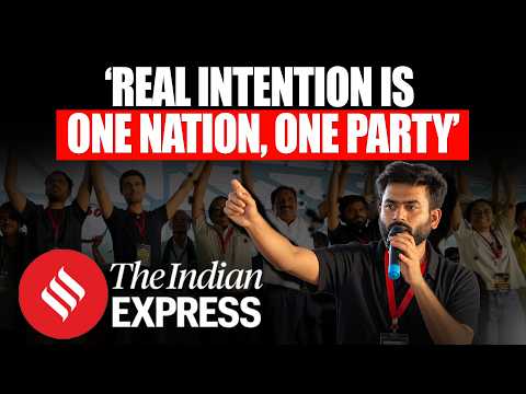 CJP Bengaluru Protest: Abhijeet Dipke Says ‘Real Intention Is One Nation, One Party’