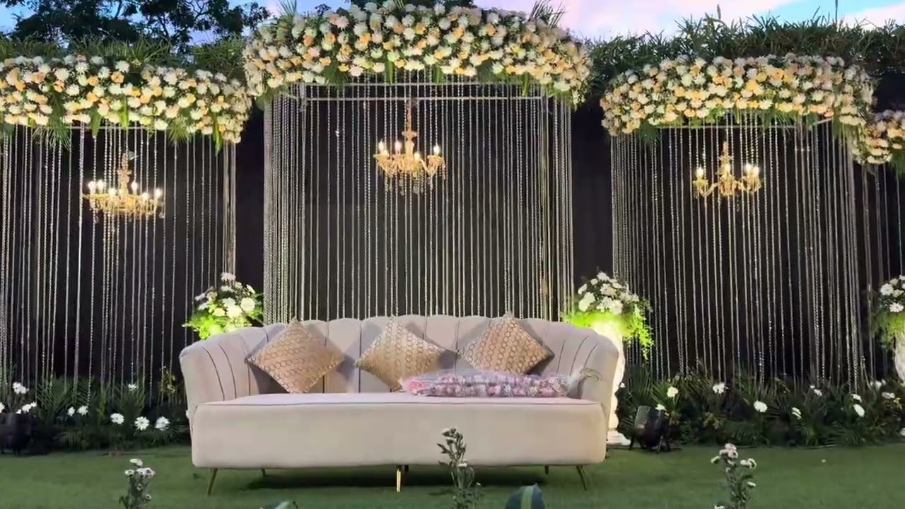 Crystal Decor done by fab events ￼