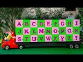 Five kids learn the alphabet  abc vehicles