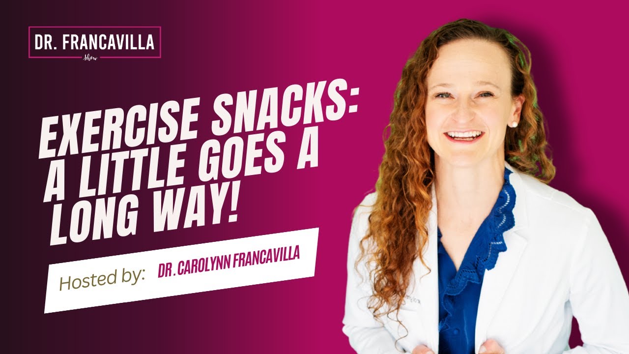 Exercise Snacks! A little bit goes a long way! - YouTube