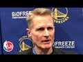 Steve Kerr addresses Warriors trading D’Angelo Russell for Andrew Wiggins | NBA Sound