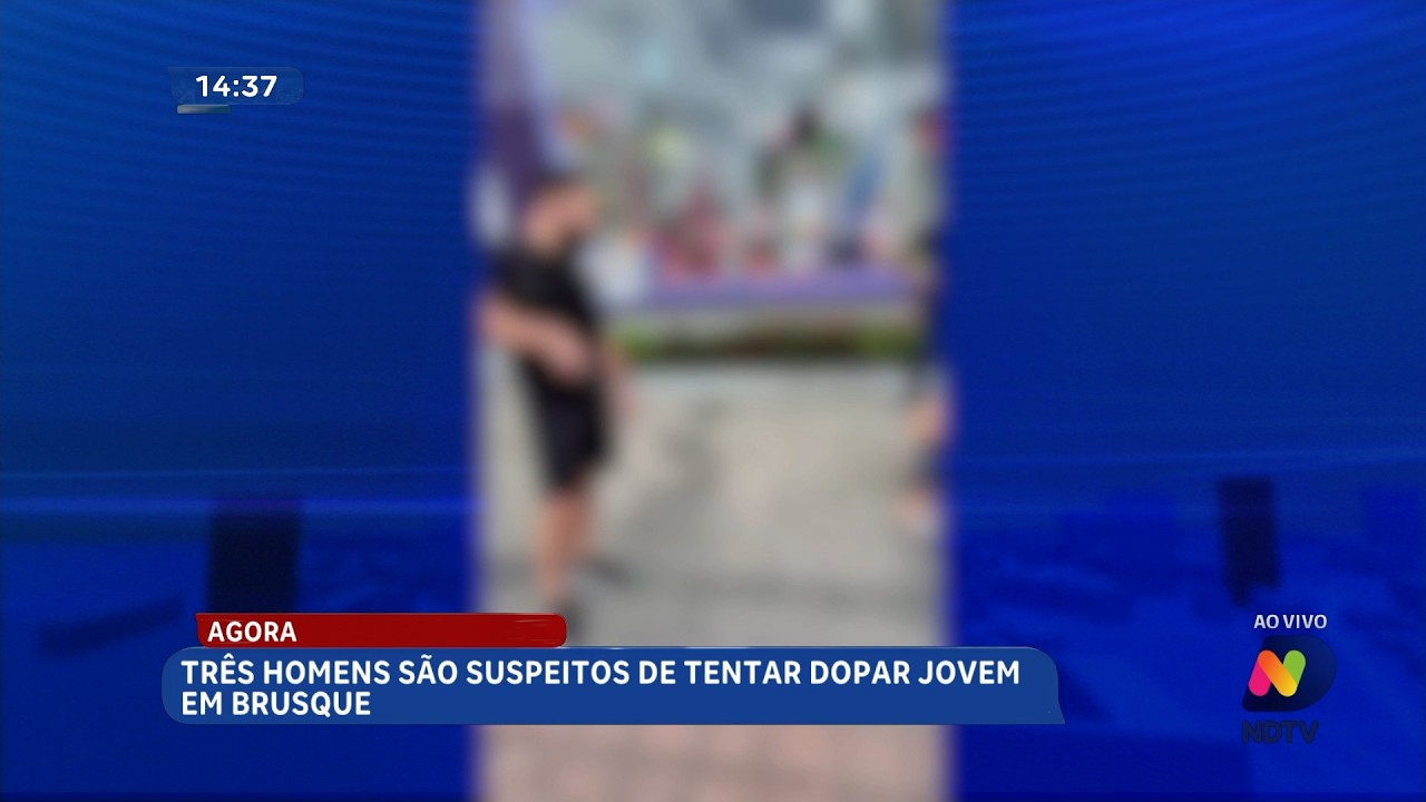 Brusque: três homens são suspeitos de tentar dopar jovem