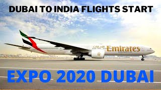 Good News! Dubai To India Flights Update | UAE Allows Passengers From India | Expo 2020 Dubai | Jobs