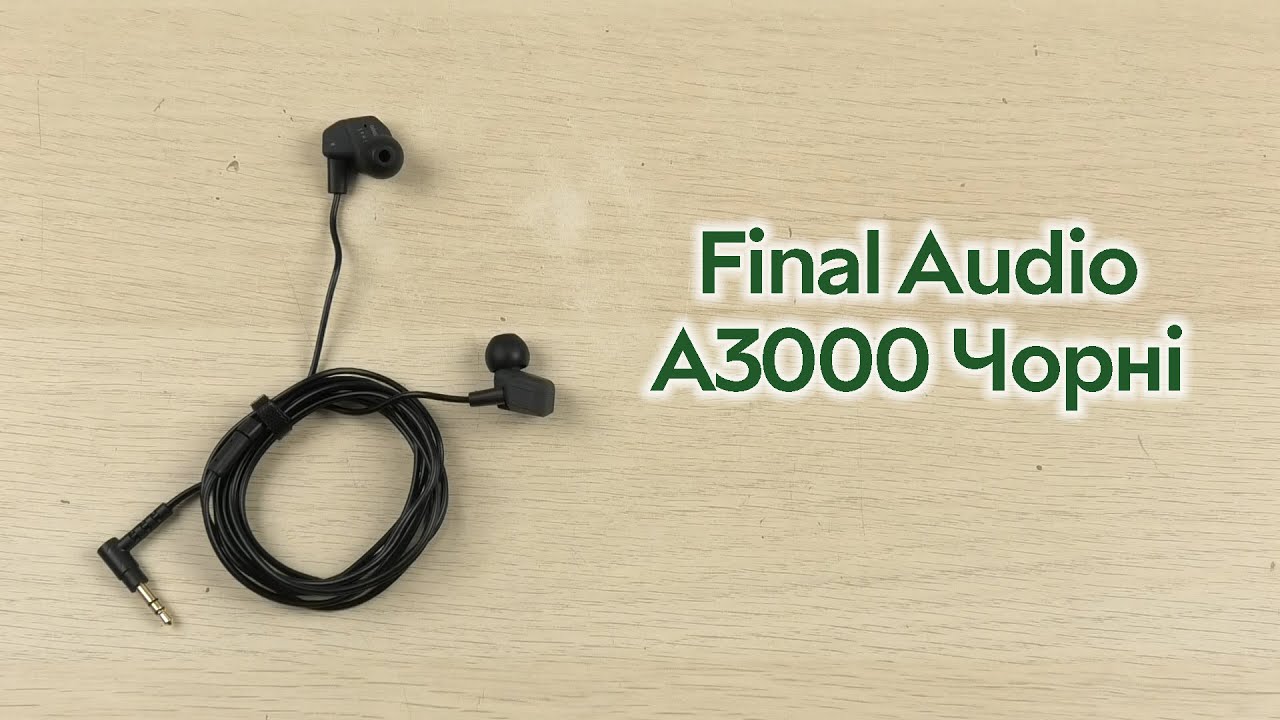 Наушники Final Audio A3000 Черные (90403736) купить в интернет