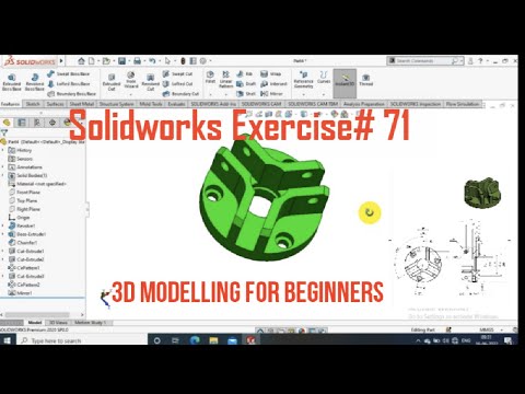 SOLIDWORKS EXERCISE# 71 | 3D MODELLING FOR BEGINNERS