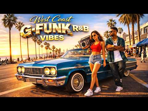 🌴 West Coast G-Funk R&B Vibes 🌞 Summer Lowrider Cruise | Smooth