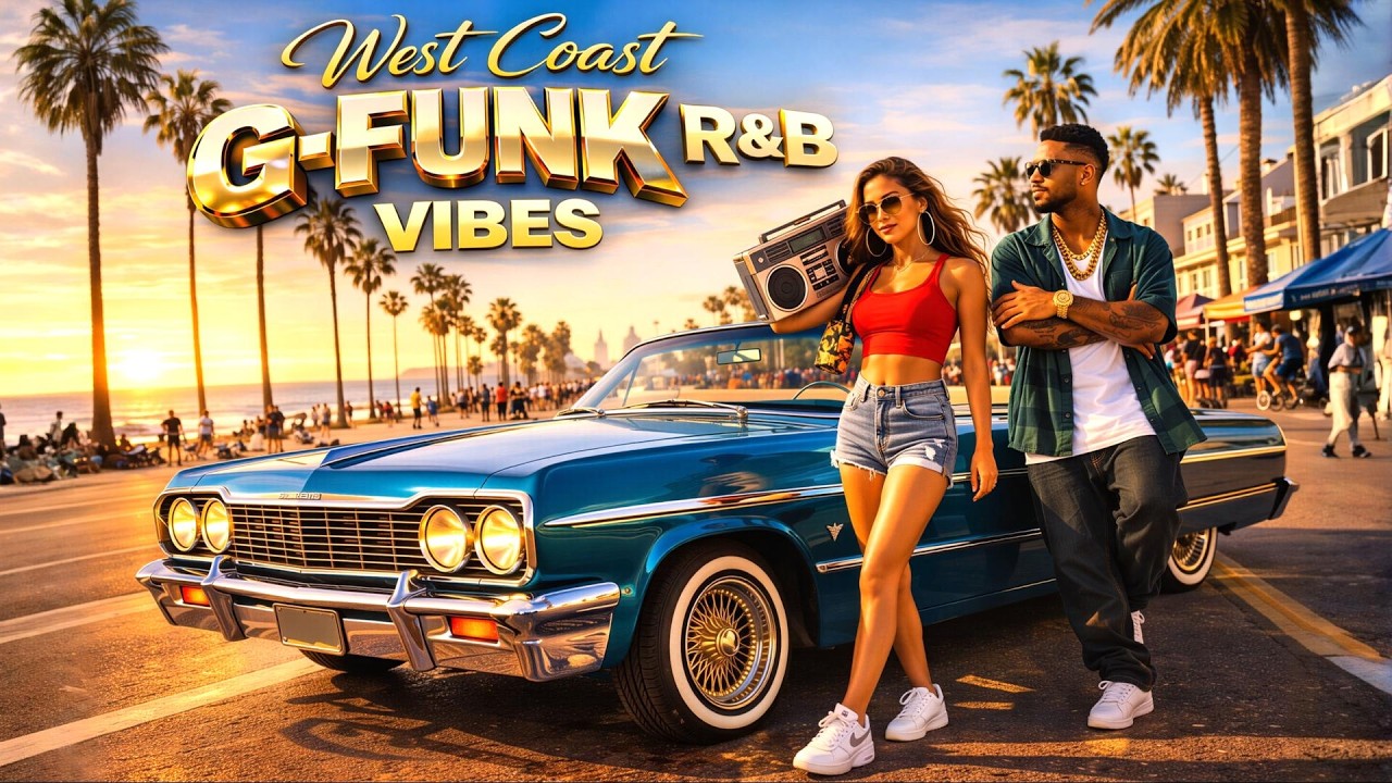 🌴 West Coast G-Funk R&B Vibes 🌞 Summer Lowrider Cruise | Smooth