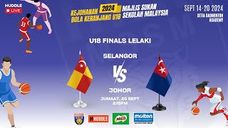 [LIVESTREAM] LU18-KEJOHANAN BOLA KERANJANG MSSM 2024-GAME 32- SELANGOR VS JOHOR screenshot 4