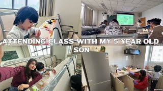 First Time Attending Class With My 5 Year Old Son 😍| WHAT MY TEACHER SAID 😰Kitchen Deep Cleaning